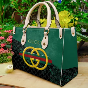 Gucci Green luxury brand fashion premium women small handbag purse for beauty