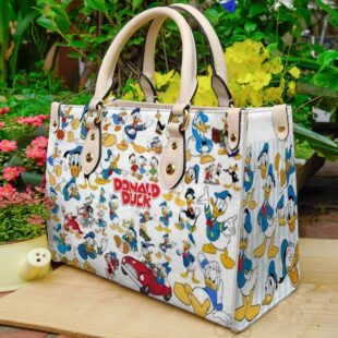 Donald Duck Women Leather handbag purse - SuperHyp