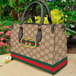 Gucci stripe luxury brand fashion premium women small handbag purse for beauty