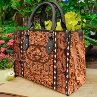 Gucci wood sculpture luxury brand women small handbag purse