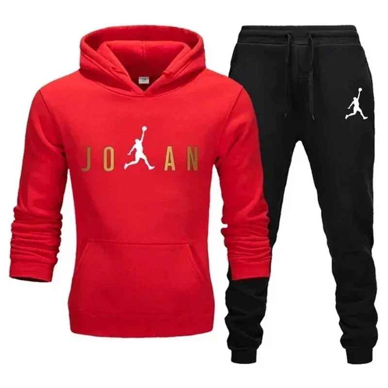 Jordan Tracksuit Winter Sets Hooded Sweatshirt Sportswear Men Women 003
