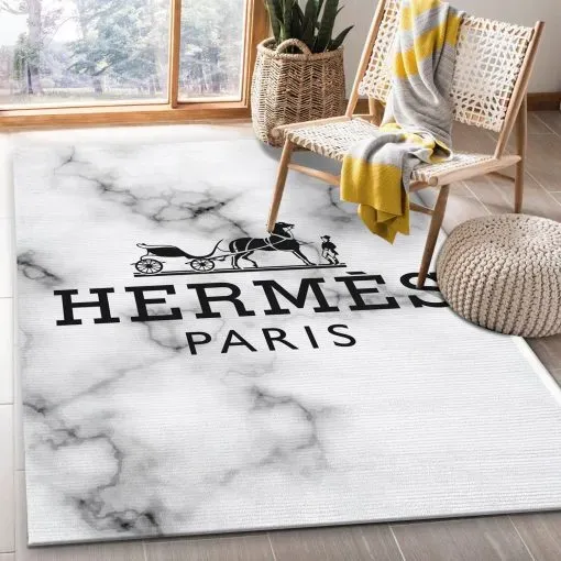 hermes fashion logo limited luxury brand rug carpet home decor 10