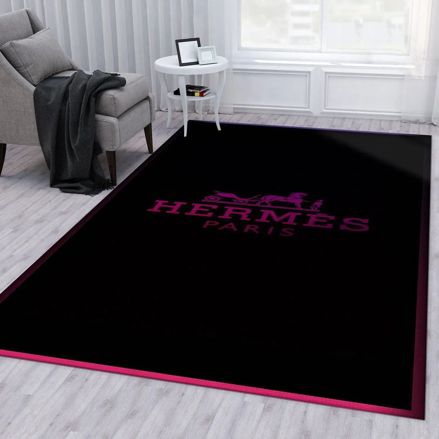 hermes fashion logo limited luxury brand rug carpet home decor 07