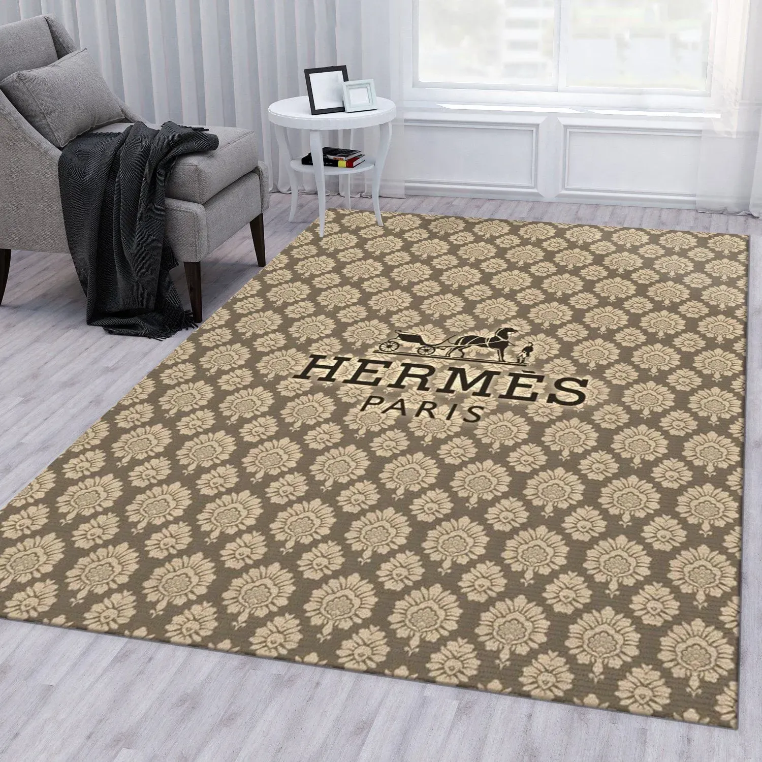 hermes fashion logo limited luxury brand rug carpet home decor 05
