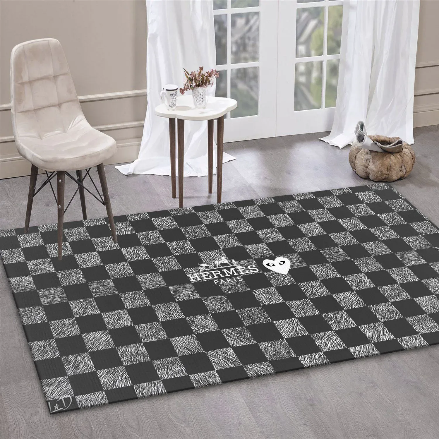 hermes fashion logo limited luxury brand rug carpet home decor 04