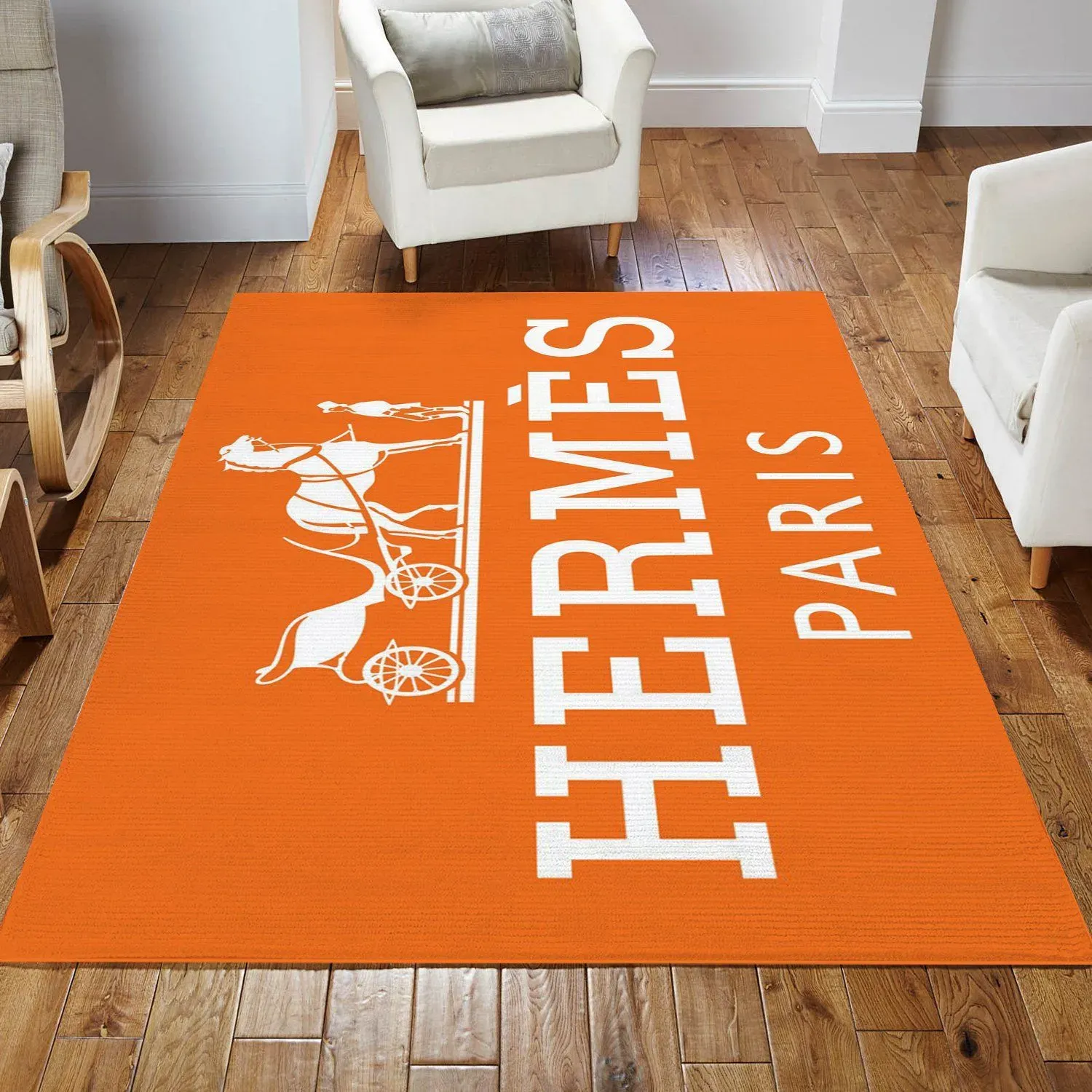 hermes fashion logo limited luxury brand rug carpet home decor 03