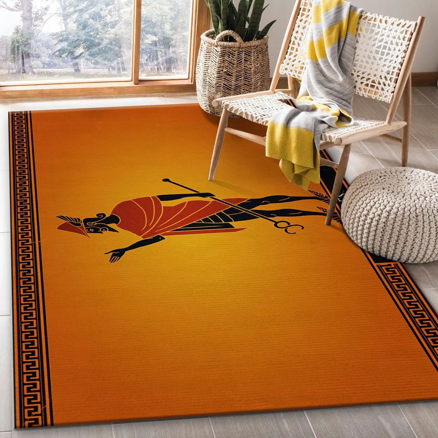 hermes fashion logo limited luxury brand rug carpet home decor 02