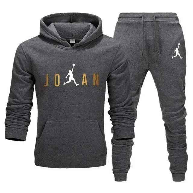 Jordan Tracksuit Winter Sets Hooded Sweatshirt Sportswear Men Women 005