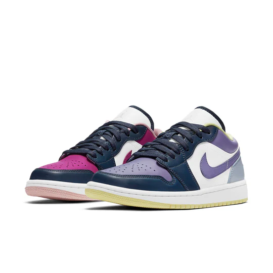 (WMNS) Air Jordan 1 Low SE 'Mismatched - Purple Magenta' DJ4342-400