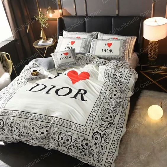 Christian Dior bedding set -WinGear.shop-DOBDS39