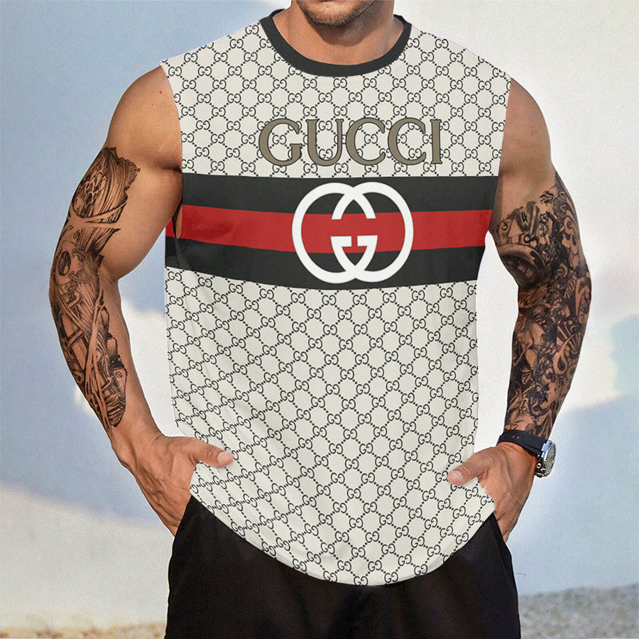 Gucci Tanktop Luxury Summer Outfit For Men GCTT-004