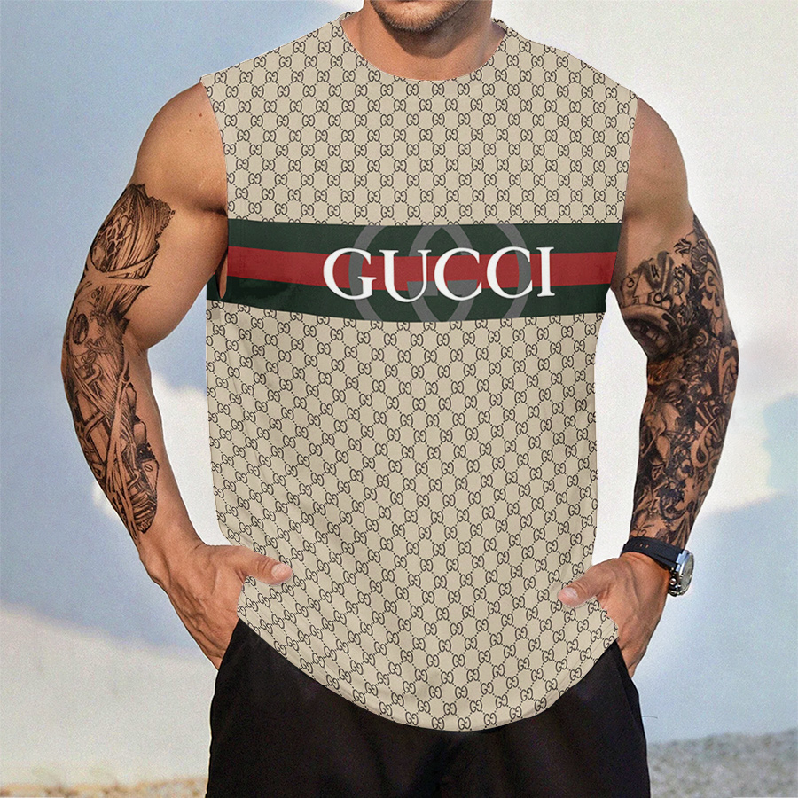Gucci Tanktop Luxury Summer Outfit For Men GCTT-032