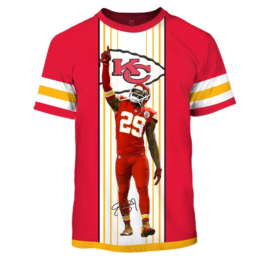 NFL Kansas City Chiefs #29 Eric Berry Limited Edition 3D All Over Printed Shirts For Men & Women - WinGear.shop - Personalize Your Own New & Retro Sports Jerseys, Hoodies, T Shirts