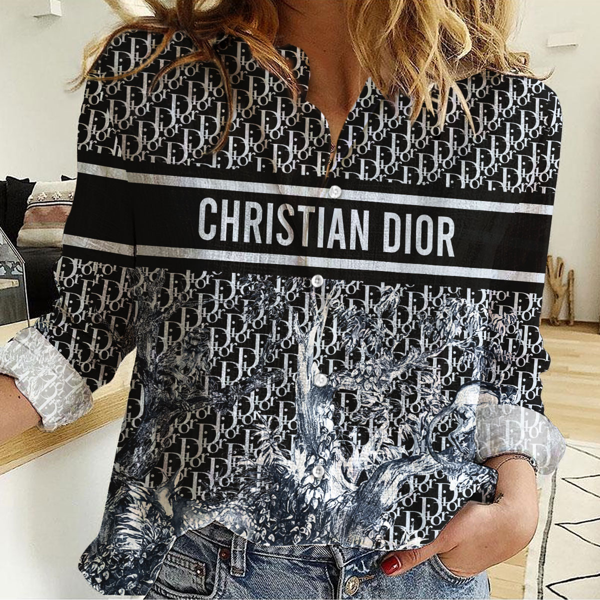 Dior Women's Casual shirtLimited Edition 2024 Luxury Shirt-NCY-LMH2807