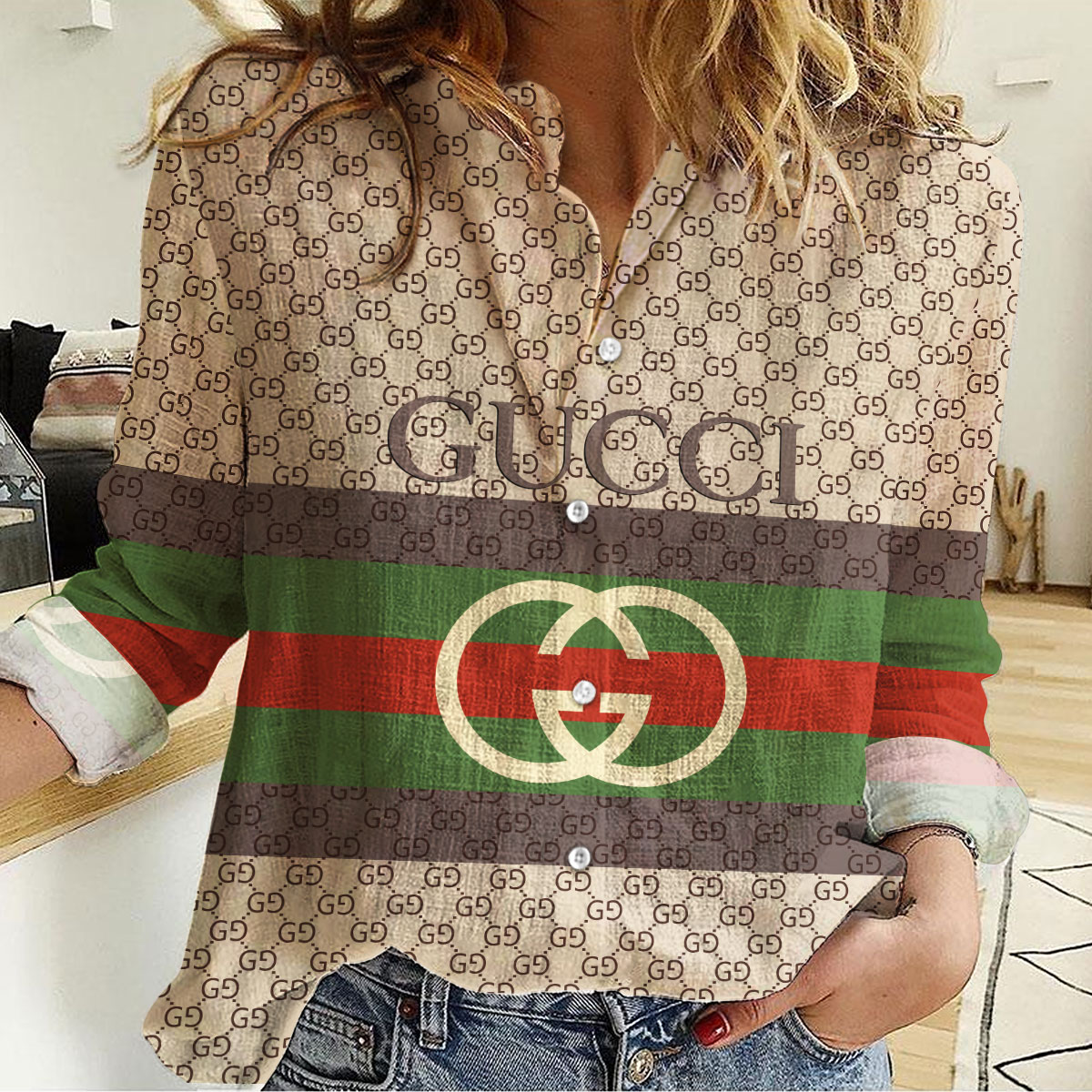 Gucci Women's Casual shirt Limited Edition 2024 Luxury Shirt-NCY-LMH3008