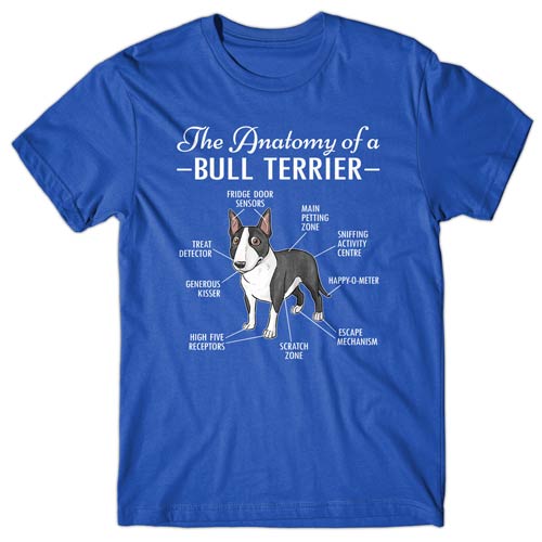 Anatomy of a Bull Terrier T-shirt