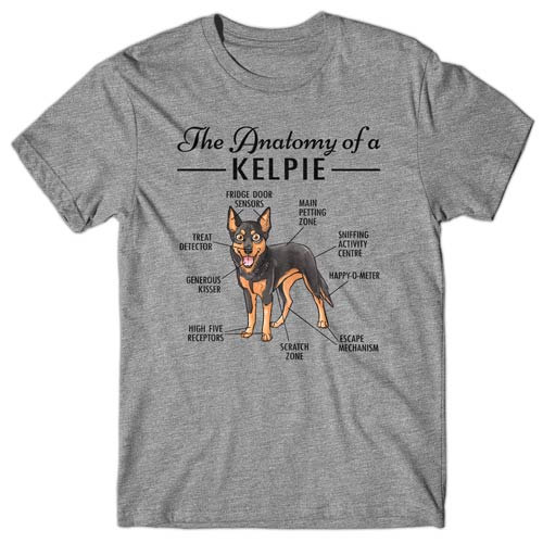 Anatomy of a Kelpie T-shirt