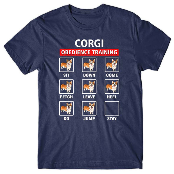 Corgi obedience training T-shirt