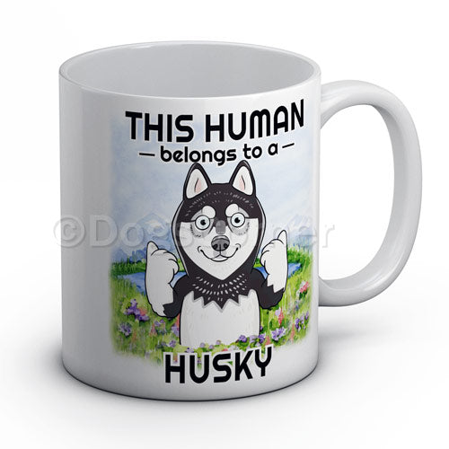 This Human belongs to Husky Mug