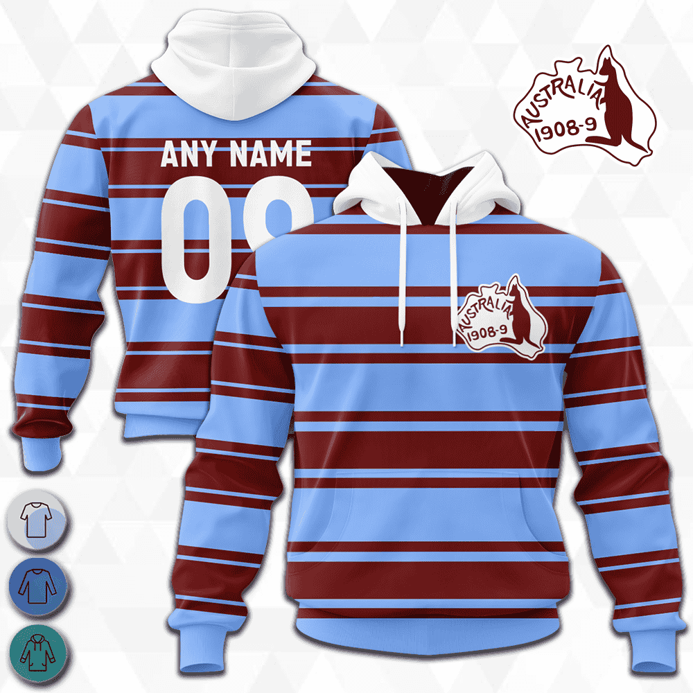 Australian Kanggaroos 1908 NRL Retro Jerseys