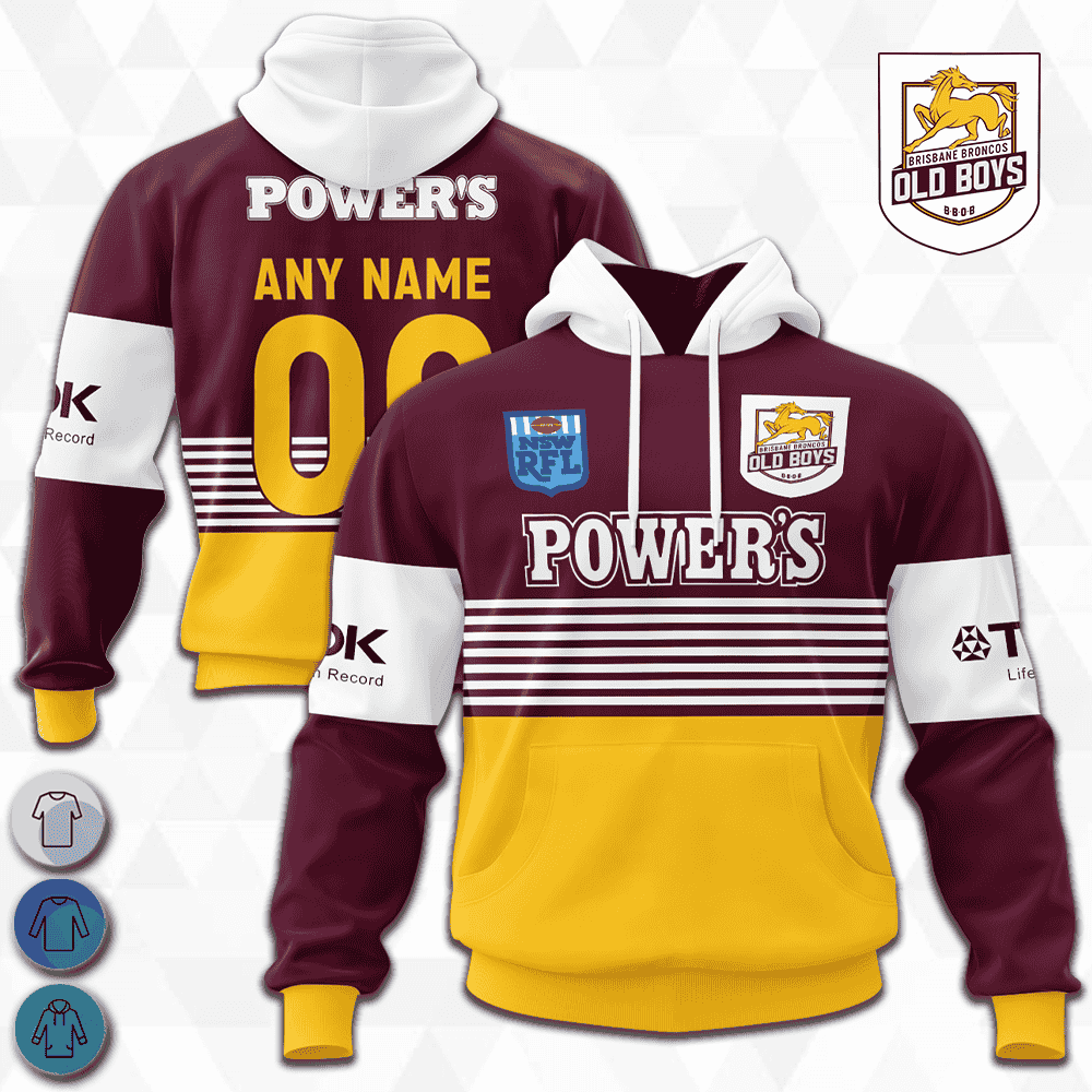 Brisbane Broncos 1992 NRL Retro Jerseys