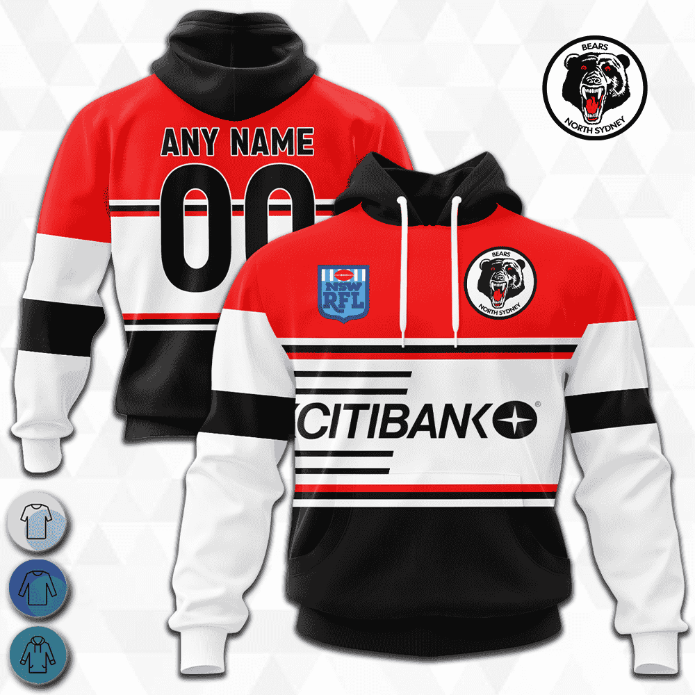 North Sydney Bears 1994 NRL Retro Jerseys