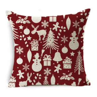 Christmas pillowcases Sofa decorative pillowcases Bedroom decorative pillowcases New Year decorative pillowcases - H20