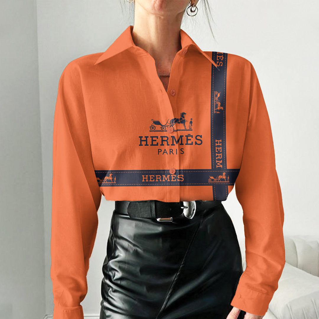 Hermès Women's Casual shirt Limited Edition 2024 Luxury Shirt-NCY-HAN691
