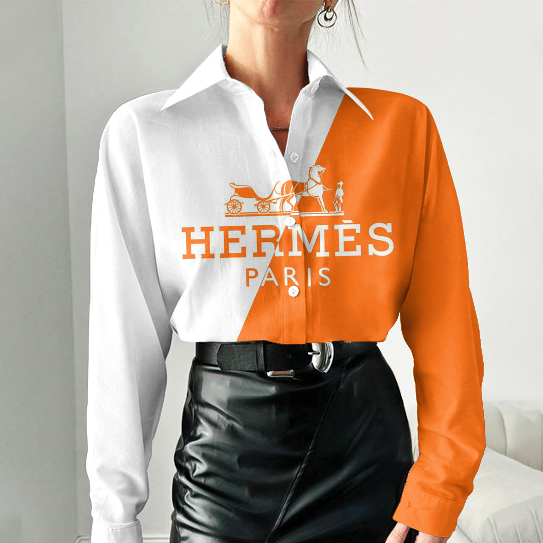 Hermès Women's Casual shirt Limited Edition 2024 Luxury Shirt-NCY-HAN710