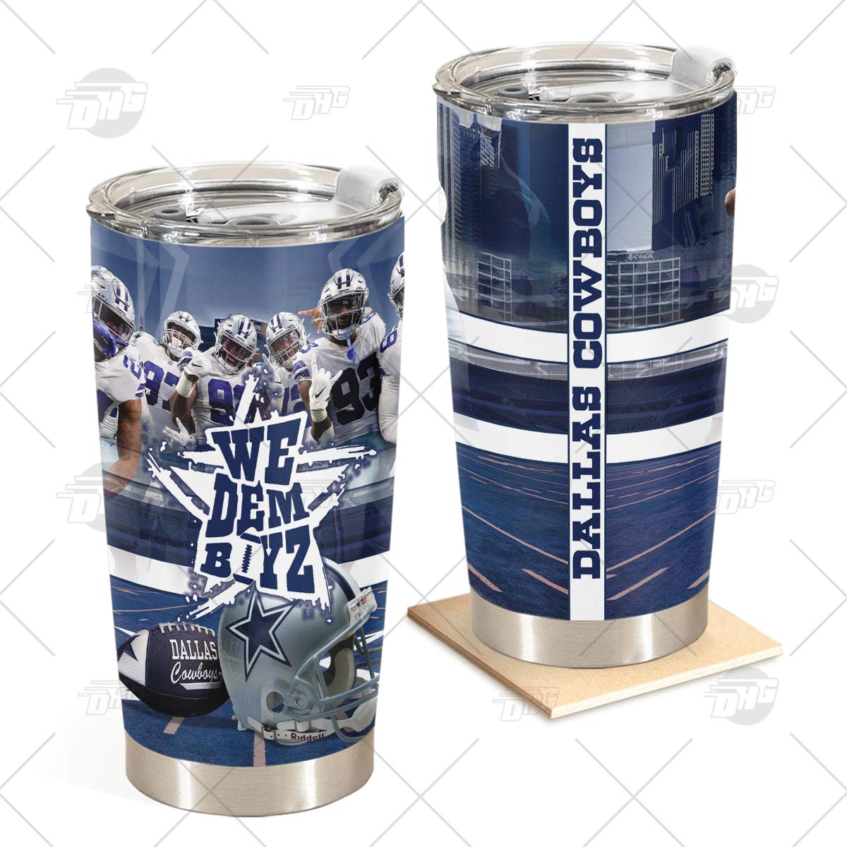 NFL Dallas Cowboys Tumbler for Fans Stainless Steel Tumbler 20oz 30oz - Wingear.shop - Personalize Your Own New & Retro Sports Jerseys, Hoodies, T Shirts