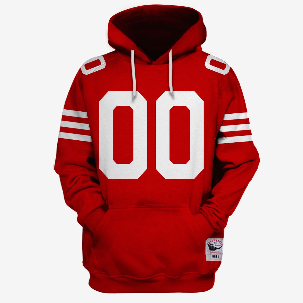 Champion Jerseys 1981 San Francisco 49ers Limited Edition 3D All Over Printed Shirts For Men & Women - WinGear.shop - Personalize Your Own New & Retro Sports Jerseys, Hoodies, T Shirts