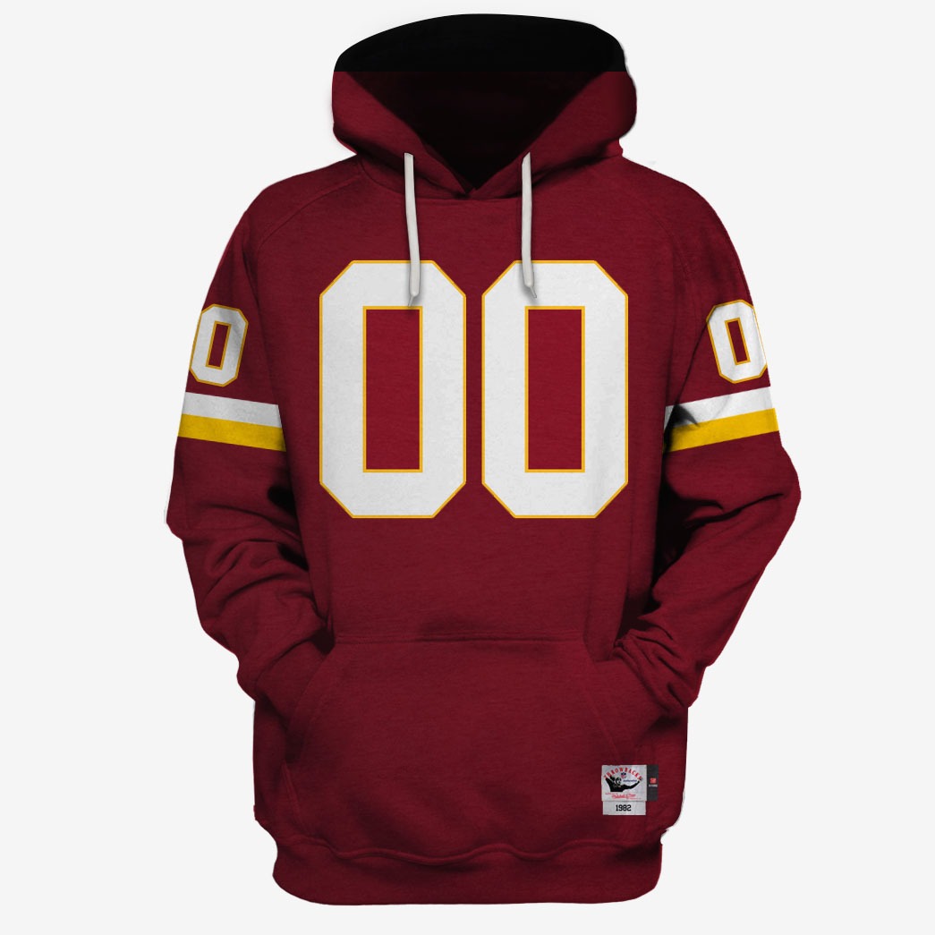Champion Jerseys 1982 Washington Redskins Limited Edition 3D All Over Printed Shirts For Men & Women - WinGear.shop - Personalize Your Own New & Retro Sports Jerseys, Hoodies, T Shirts