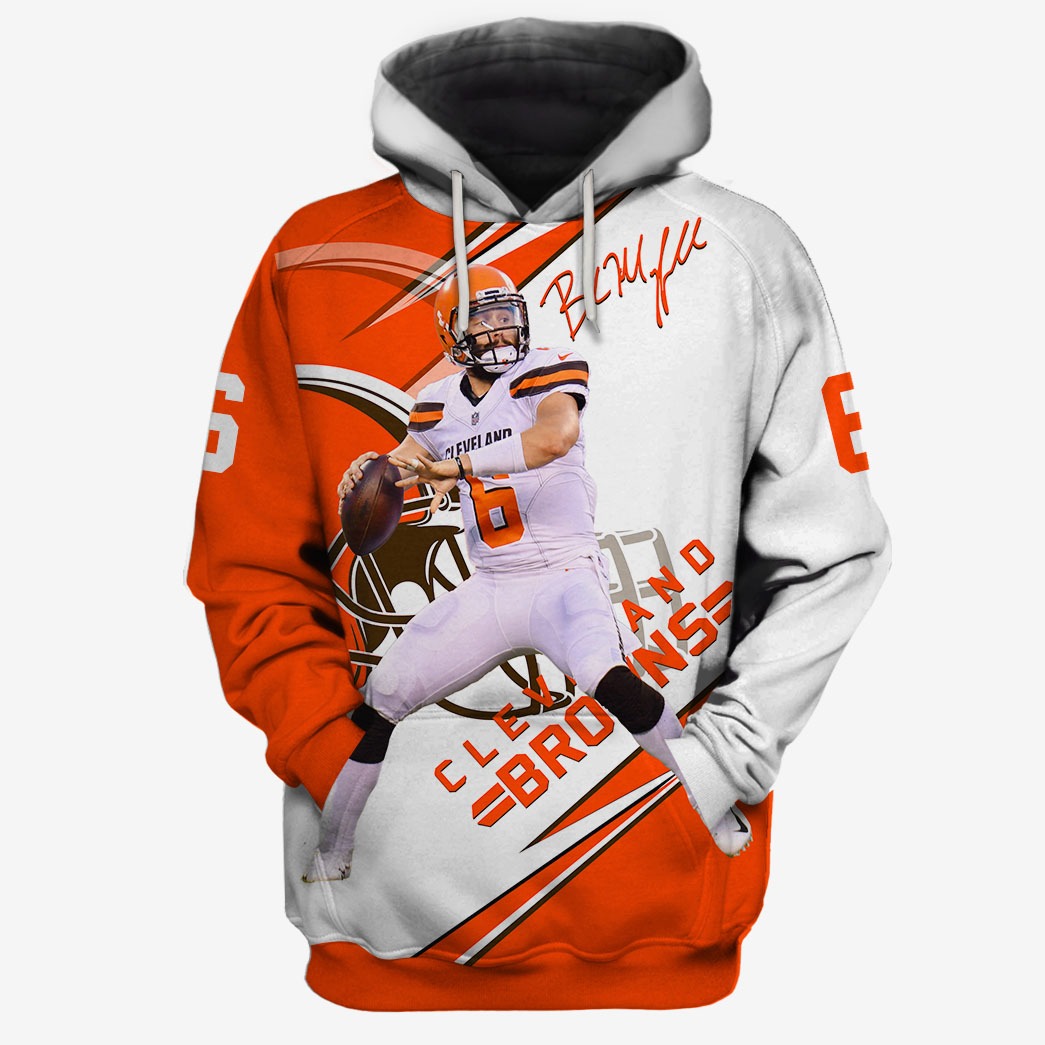 Cleveland Browns Baker Mayfield #6 Limited Edition 3D All Over Printed Shirts For Men & Women - WinGear.shop - Personalize Your Own New & Retro Sports Jerseys, Hoodies, T Shirts