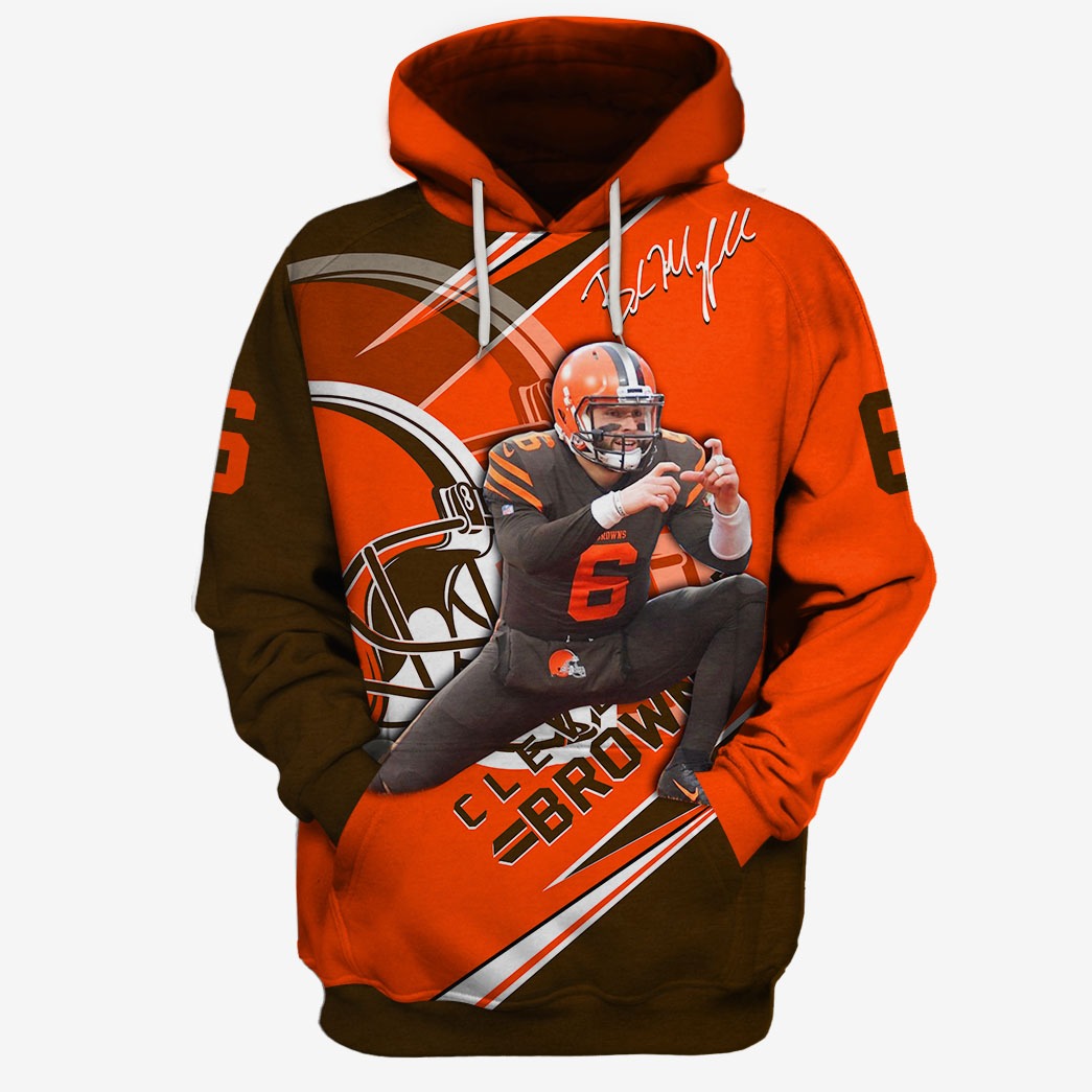 Cleveland Browns Baker Mayfield #6 Limited Edition 3D All Over Printed Shirts For Men & Women - WinGear.shop - Personalize Your Own New & Retro Sports Jerseys, Hoodies, T Shirts