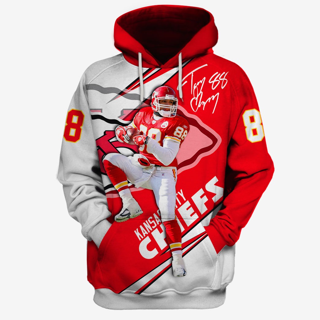 Kansas City Chiefs Tony Gonzalez #88 Limited Edition 3D All Over Printed Shirts For Men & Women - WinGear.shop - Personalize Your Own New & Retro Sports Jerseys, Hoodies, T Shirts