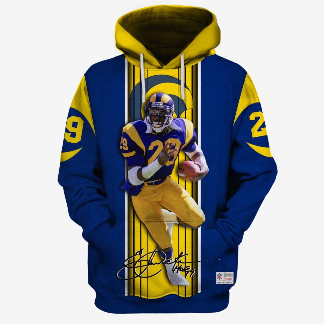 Los Angeles Rams Eric Dickerson #29 Limited Edition 3D All Over Printed Shirts For Men & Women - WinGear.shop - Personalize Your Own New & Retro Sports Jerseys, Hoodies, T Shirts