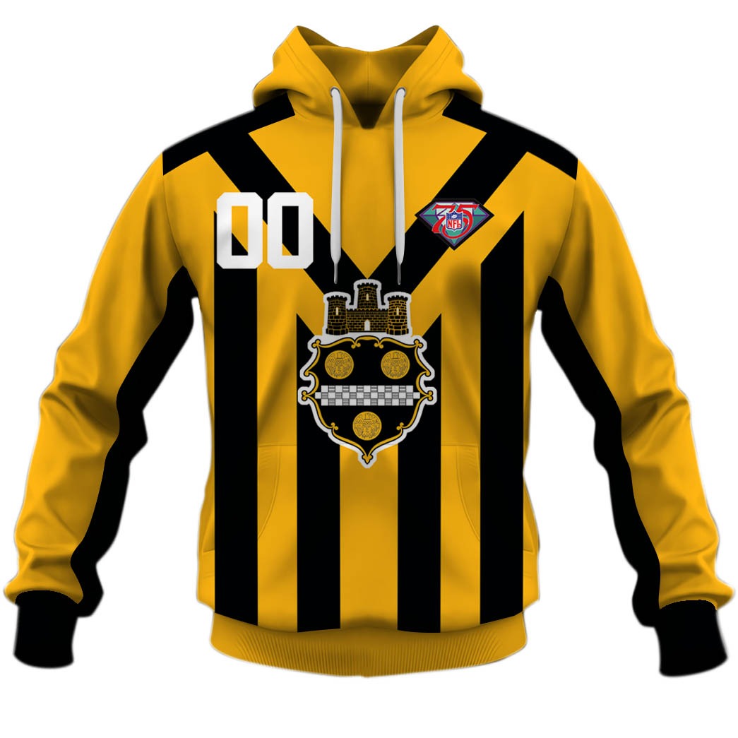 Personalized Pittsburgh Steelers 1933 Yellow Throwback Jersey - WinGear.shop - Personalize Your Own New & Retro Sports Jerseys, Hoodies, T Shirts