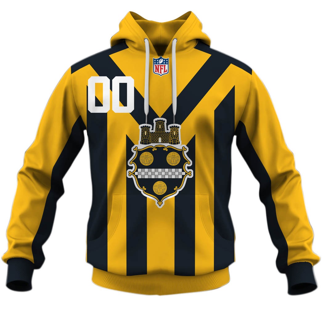 Personalized Pittsburgh Steelers 1933 Yellow Throwback Jersey - WinGear.shop - Personalize Your Own New & Retro Sports Jerseys, Hoodies, T Shirts