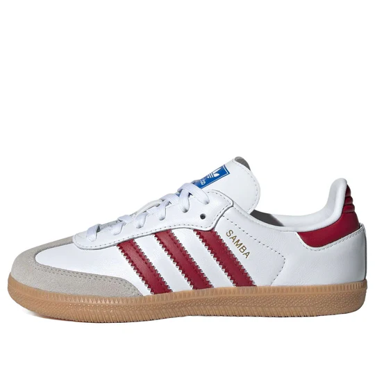 Adidas Samba OG 'White Collegiate Burgundy Gum' IE1333