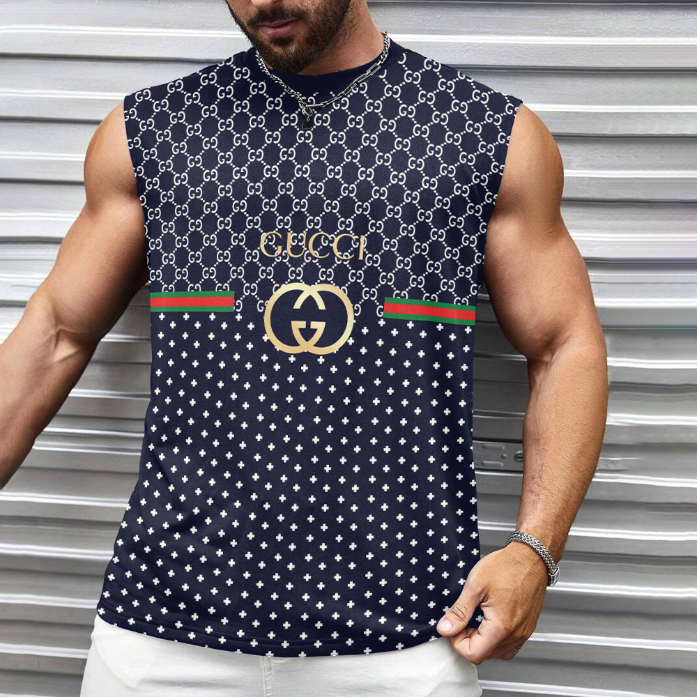 Gucci Tanktop Luxury Summer Outfit For Men GCTT-006