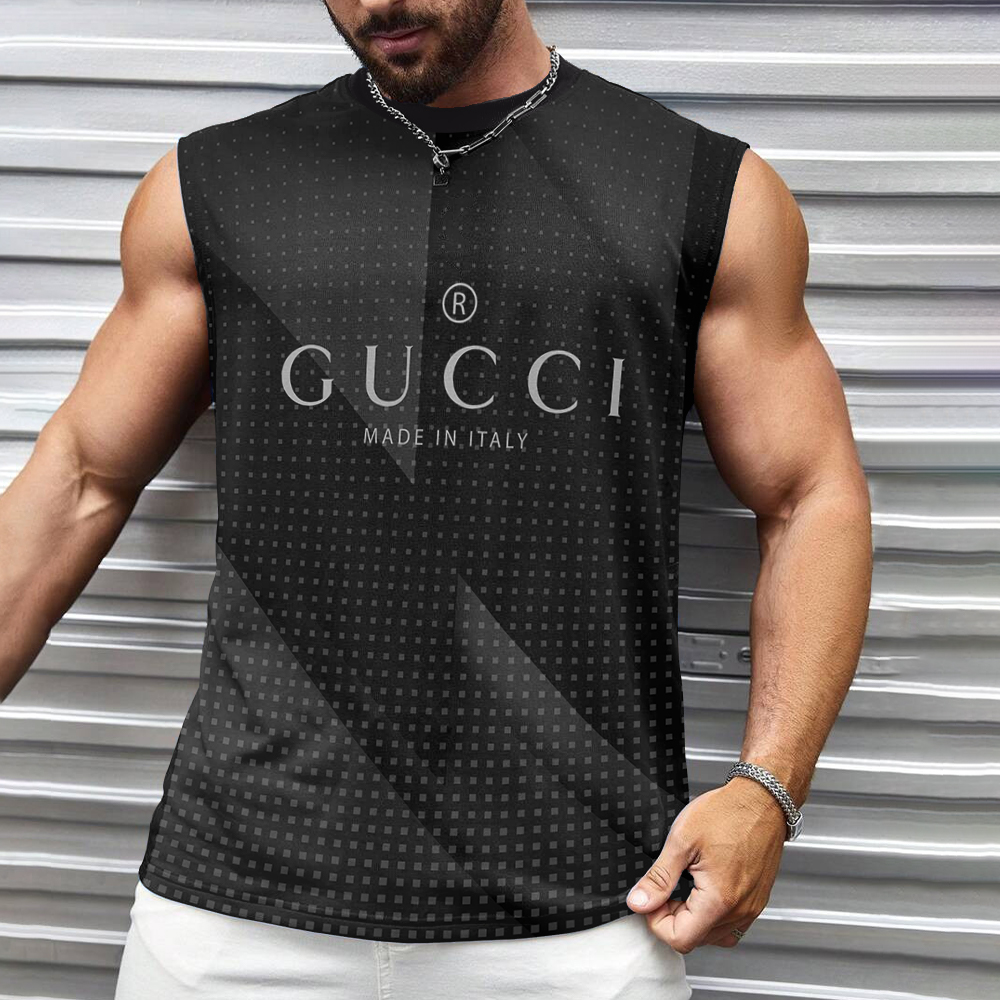 Gucci Tanktop Luxury Summer Outfit For Men GCTT-043