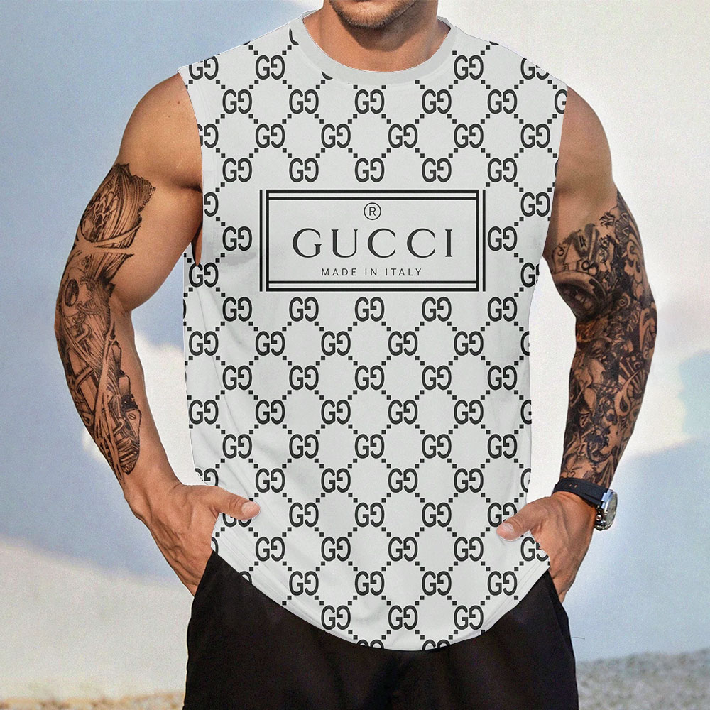 Gucci Tanktop Luxury Summer Outfit For Men GCTT-019