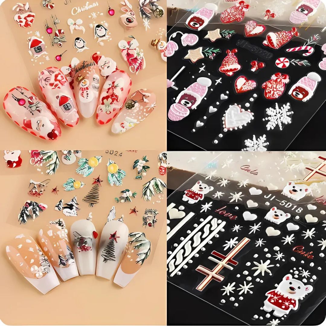 WinGear.shop- Christmas Nail for Women and Girl 3PCS/set