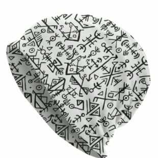 Skully Beanie Hat Unisex Beanie hat -WinGear.shop-SBH051