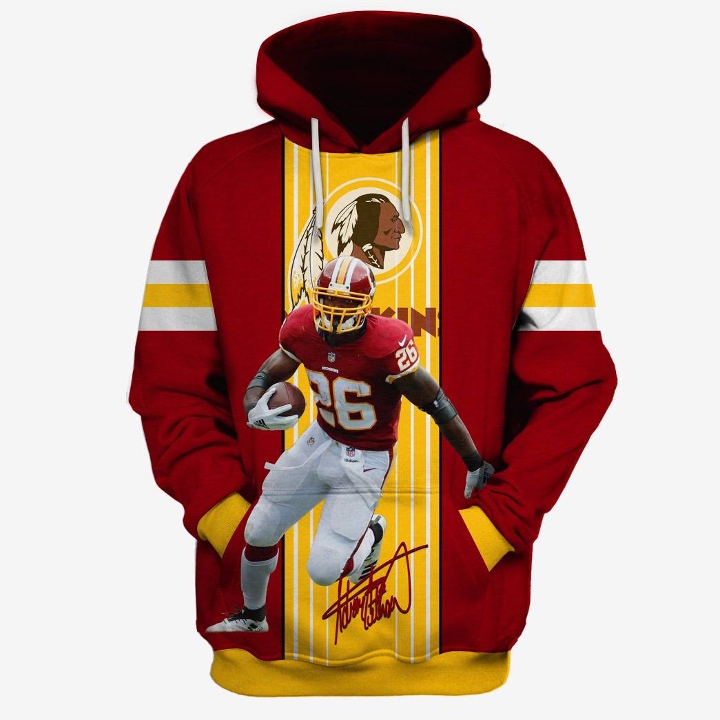 MEW-RSK001 Washington Redskins #26 Adrian Peterson Limited Edition 3D All Over Printed Shirts For Men & Women - WinGear.shop - Personalize Your Own New & Retro Sports Jerseys, Hoodies, T Shirts
