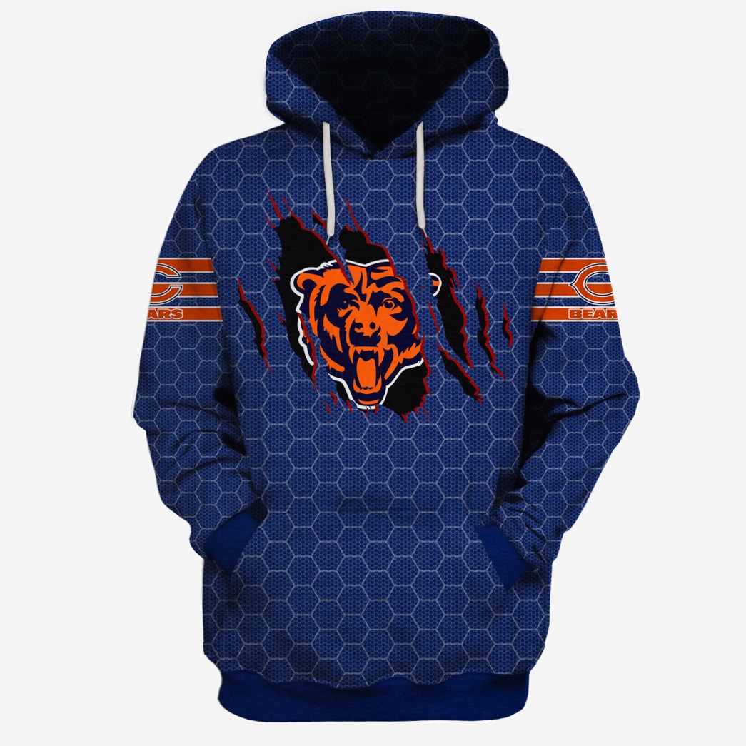 MEW-FNBEAR001 Chicago Bears Limited Edition 3D All Over Printed Shirts For Men & Women - WinGear.shop - Personalize Your Own New & Retro Sports Jerseys, Hoodies, T Shirts