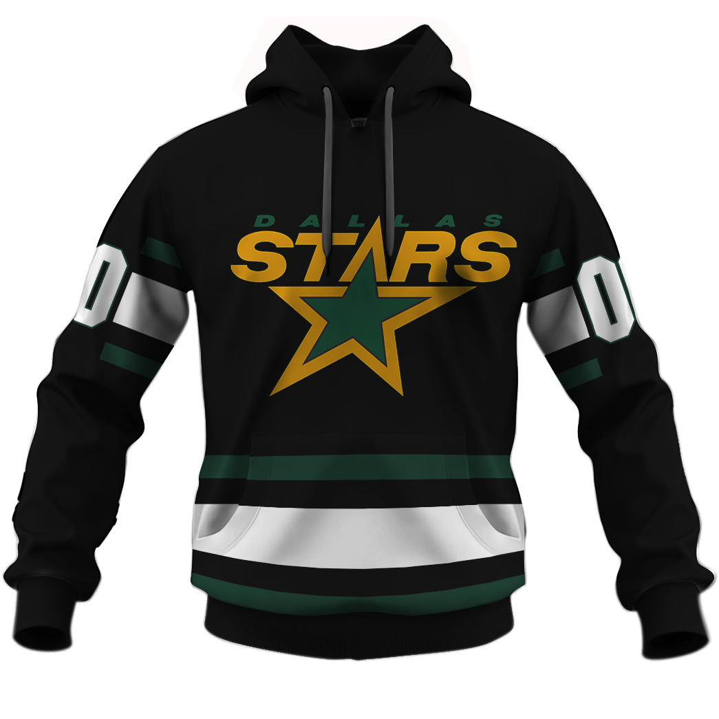 Personalized name and number Vintage NHL Dallas Stars Hockey Jersey 1994