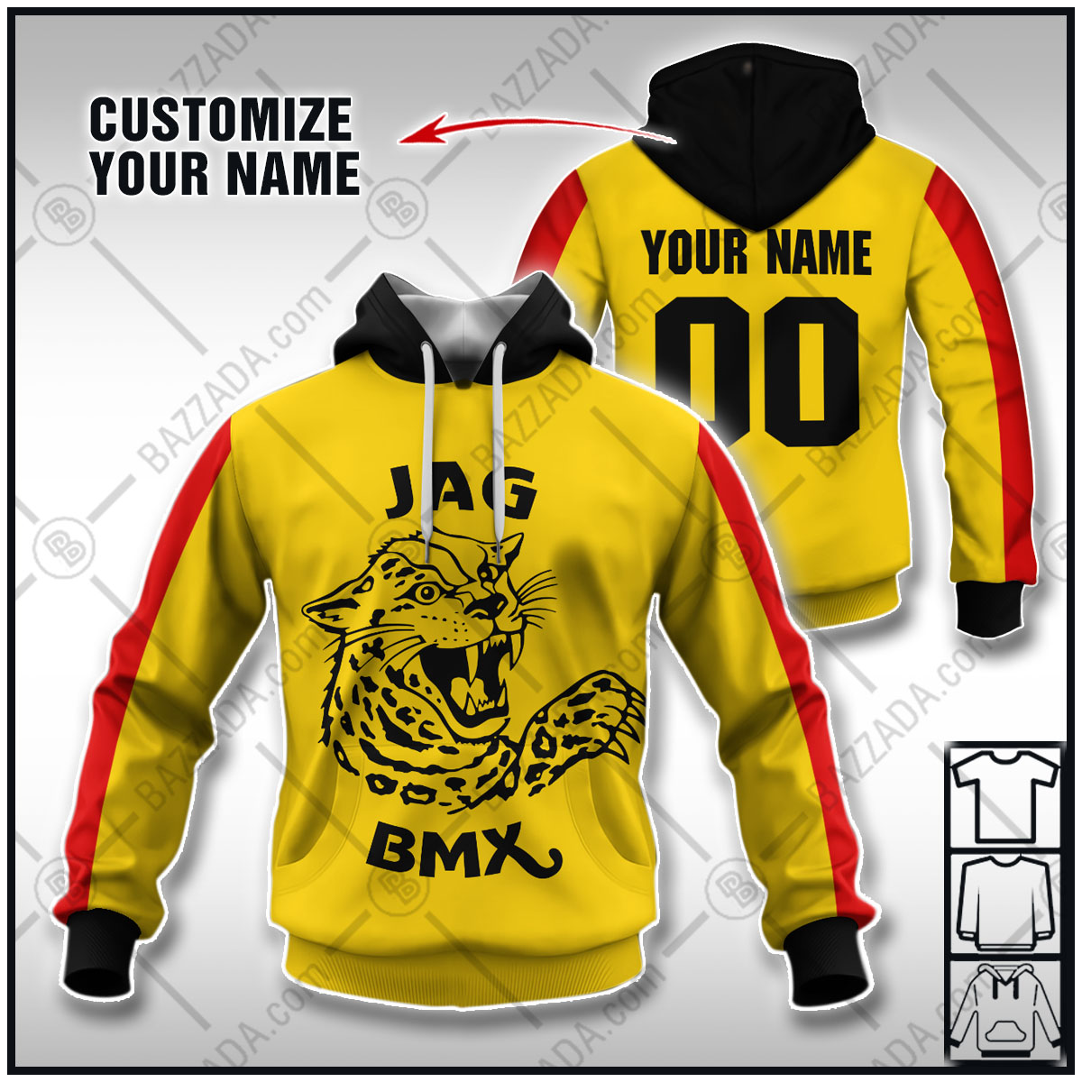 JAGUAR TEAM OLD SCHOOL BIKE JERSEY CLASSIC BMX JERSEY RACE BIKE SHIRT VINTAGE- Personalize name and number