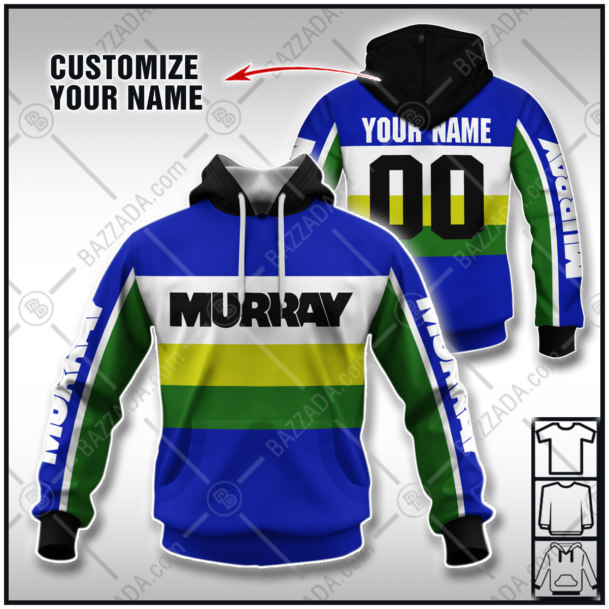 MURRAY RACING TEAM OLD SCHOOL BIKE JERSEY CLASSIC BMX JERSEY RACE BIKE SHIRT VINTAGE- Personalize name and number