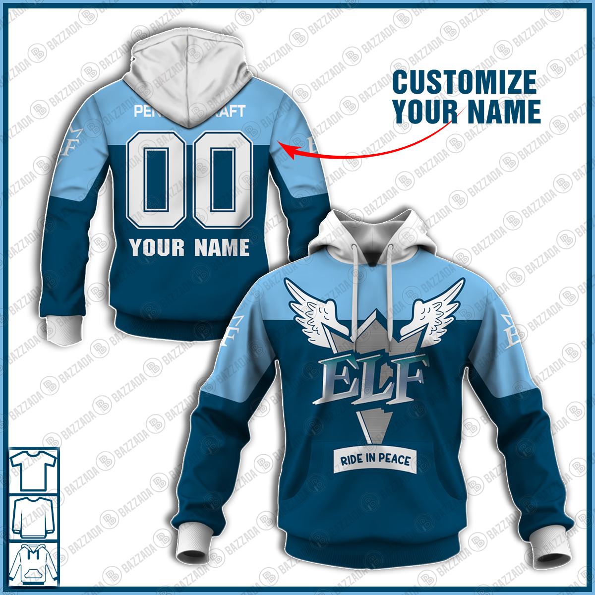 ELF RACING TEAM 002 OLD SCHOOL BIKE JERSEY CLASSIC BMX JERSEY RACE BIKE SHIRT VINTAGE- Personalize name and number